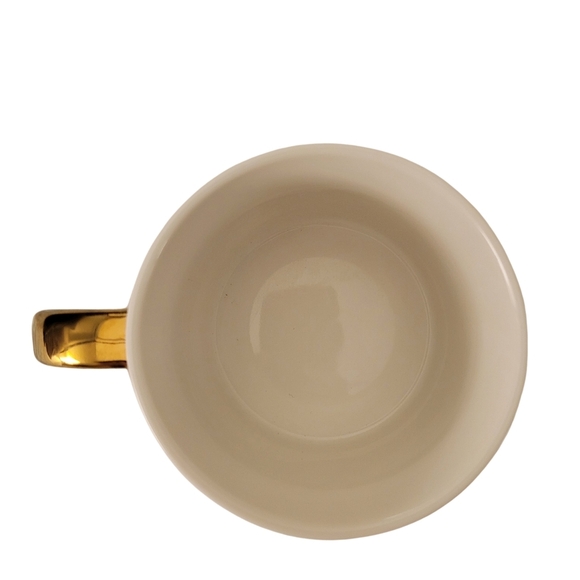 Opalhouse Floral "E" Mug with Gold Handle - Picture 3 of 4